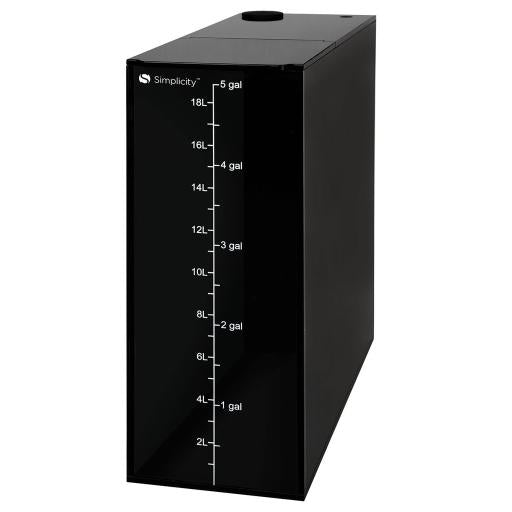 Simplicity 5 Gallon Easy-Fill ATO Reservoir, angled view