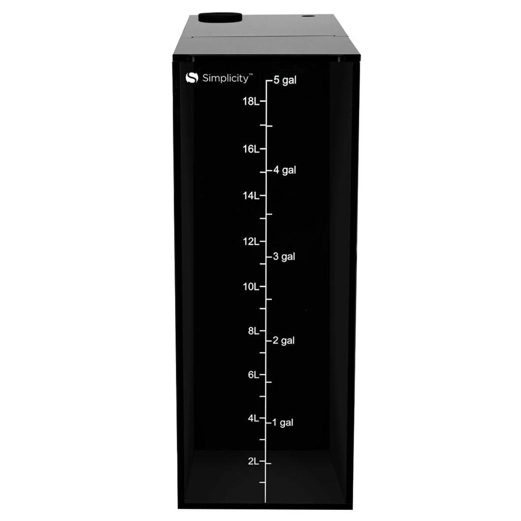 Simplicity 5 Gallon Easy-Fill ATO Reservoir, front view