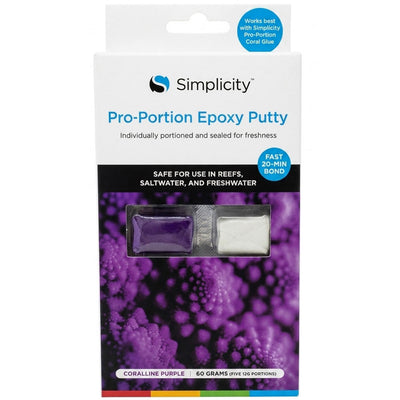 Simplicity Pro-Portion Coraline Epoxy Putty for reef aquascaping