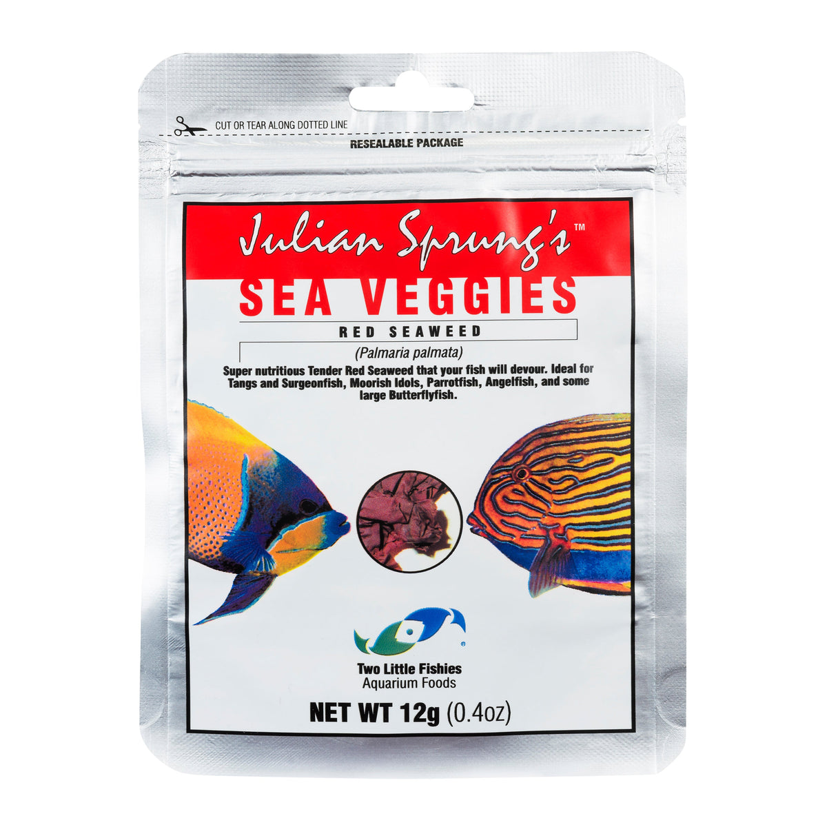 Two Little Fishies SeaVeggies Red Seaweed, 12 g pack