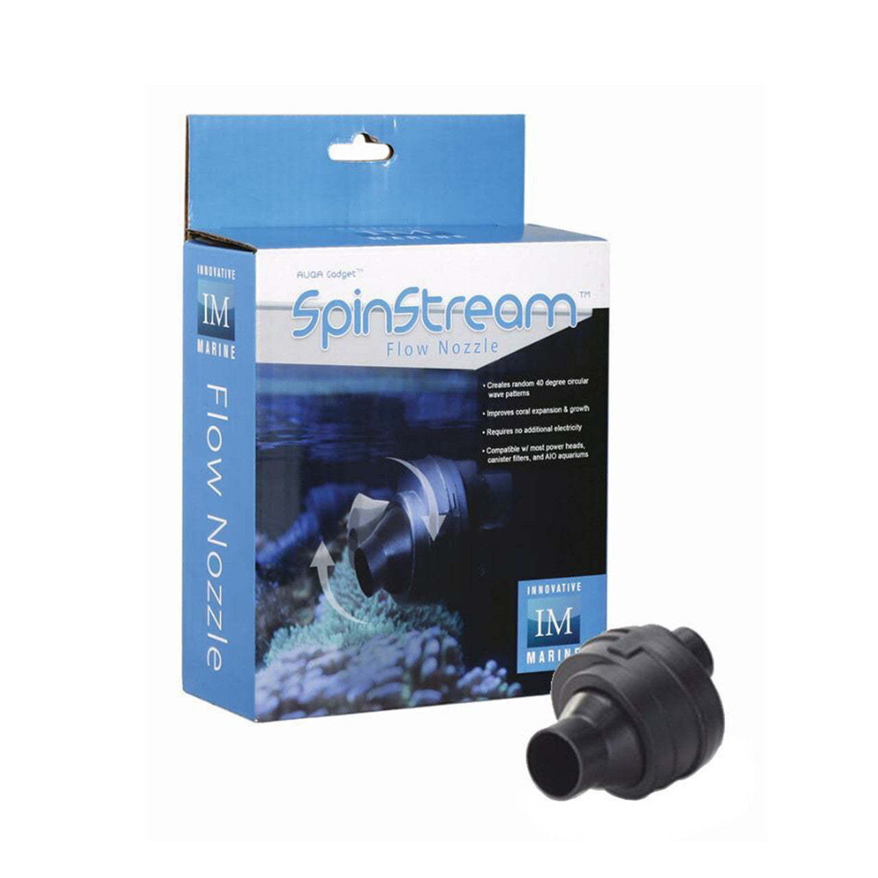 Innovative Marine SpinStream wavemaking flow nozzle