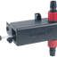 Fluval UVC In-Line Clarifier connected in-line with UV light on