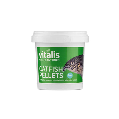 Vitalis Catfish Pellets 1mm 70g pot, corydoras and loach food