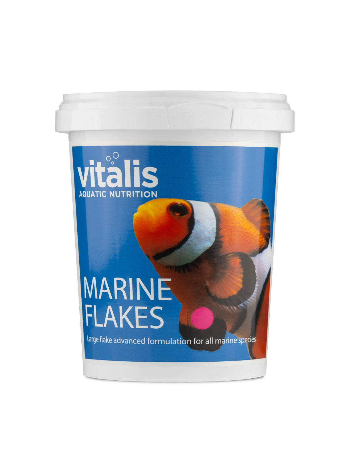 Vitalis Marine Flakes 40g pot, saltwater flake fish food