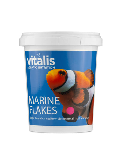 Vitalis Marine Flakes 40g pot, saltwater flake fish food