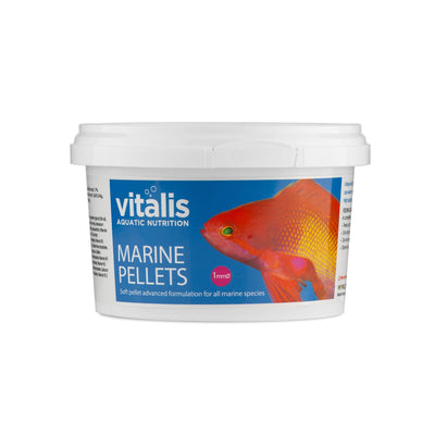 Vitalis Marine Pellets 1mm 140g pot, saltwater fish food