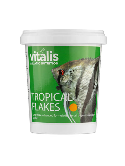 Vitalis Tropical Flakes 40g pot, freshwater flake fish food