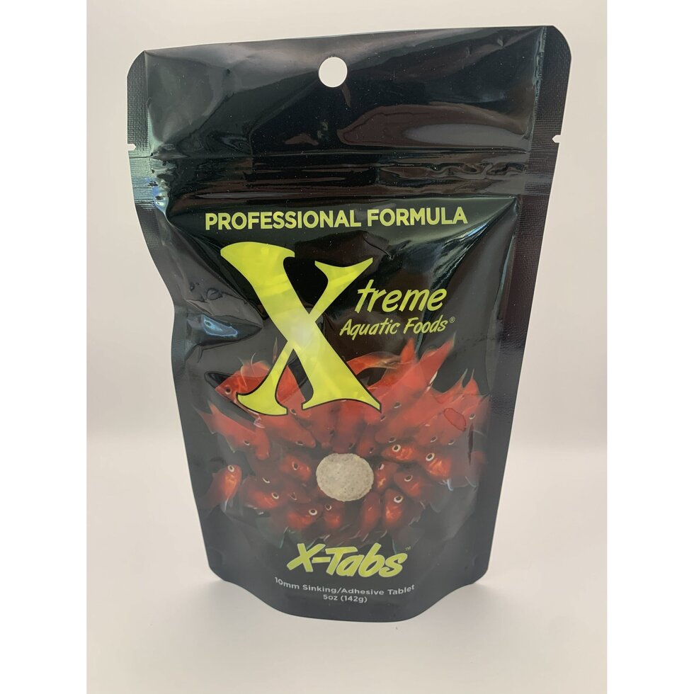 Xtreme X-Tabs freeze-dried marine protein and spirulina tablets packaging
