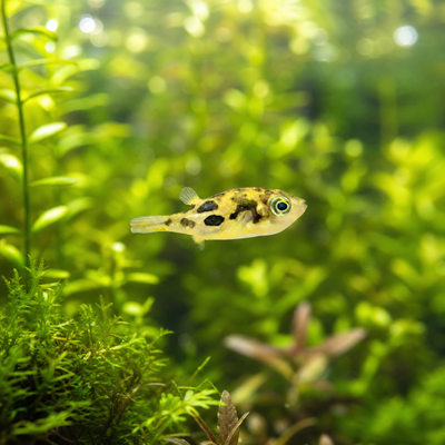 Indian Pea Puffer (Carinotetraodon travancoricus)