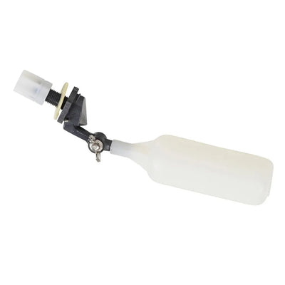 Squeaky's Aquatics adjustable RO float valve with polyethylene float and 1/4 inch inlet