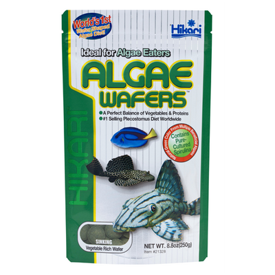 Hikari Algae Wafers spirulina and chlorella food for plecos and bottom feeders