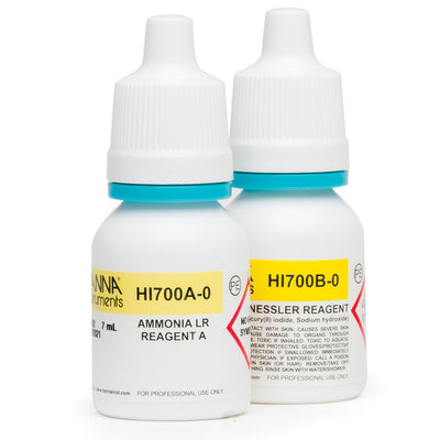 Hanna Instruments HI700-25 / 700-25 | Ammonia Checker HC Reagents (25 Tests) | Freshwater