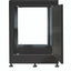 Innovative Marine APS black aluminum aquarium stand with side door