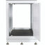Innovative Marine APS white aluminum aquarium stand with side door