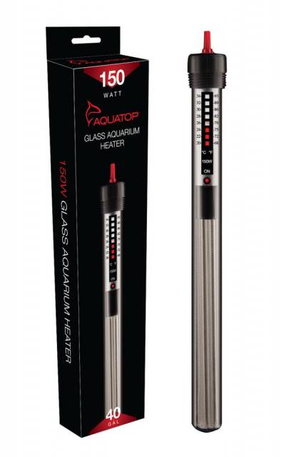 Aquatop GH 150W submersible glass aquarium heater with box