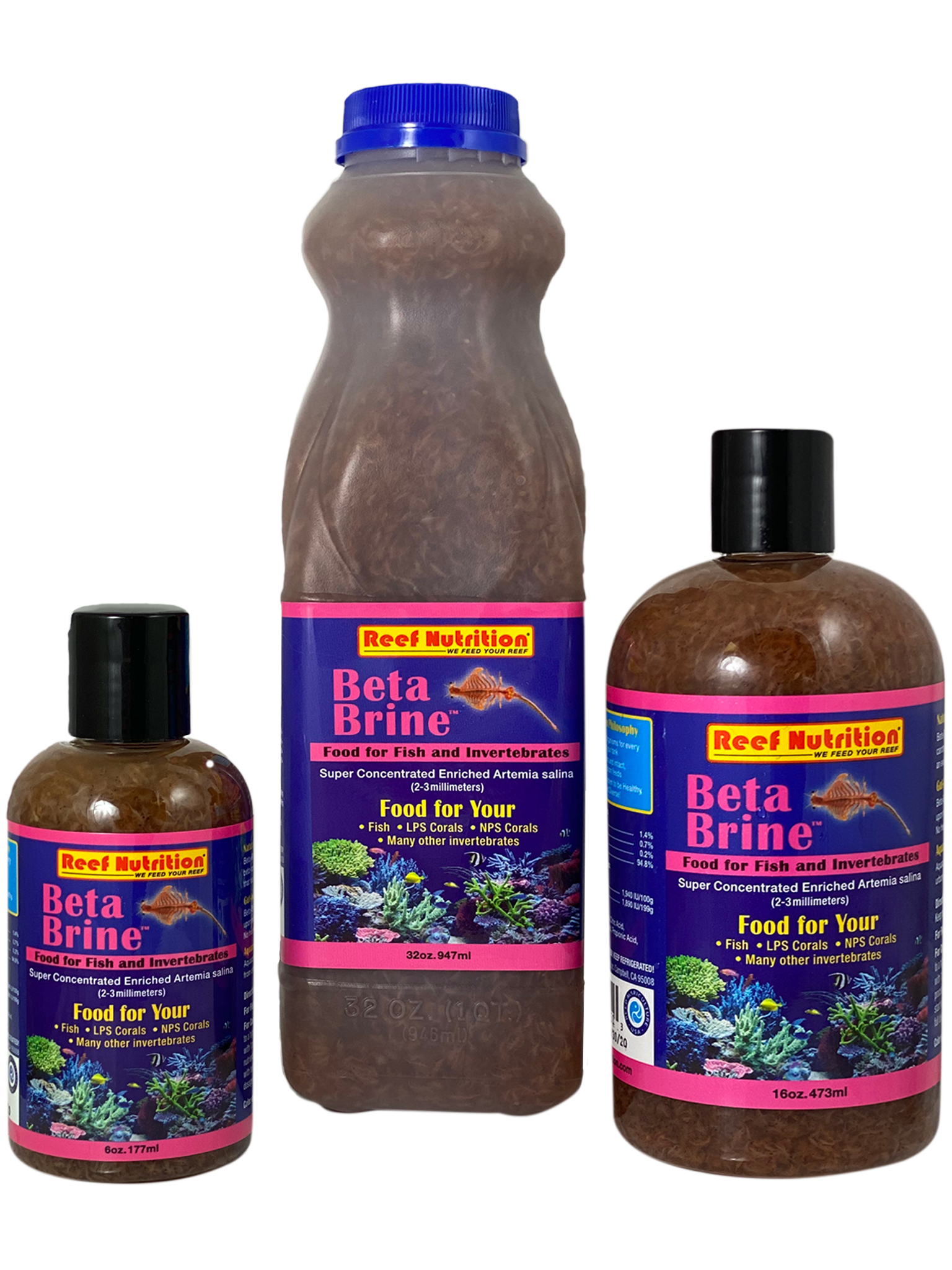 Reef Nutrition Beta-Brine brine shrimp concentrate bottle