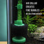 Air collar producing fine bubbles without an air stone