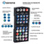 Serene wireless IR remote functions