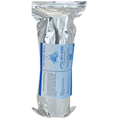 Standard 10 inch DI resin cartridge, 9 7/8 by 2.5 inches