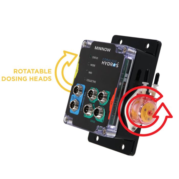 HYDROS Minnow – Smart Aquarium Controller with Dual Micro Dosing Pumps