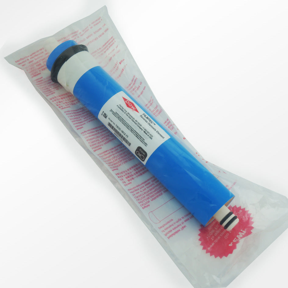 Dow Filmtec 75 GPD RO membrane element in its sealed factory bag