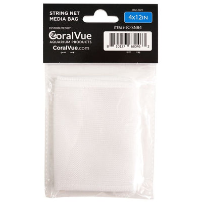 IceCap Drawstring String Net Filter Media Bag – 4 × 12 in (IC-SNB4)