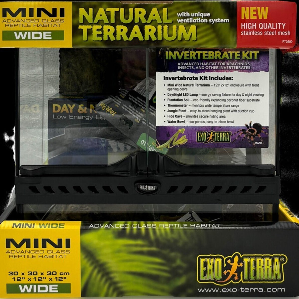 Exo Terra Invertebrate Kit box and contents