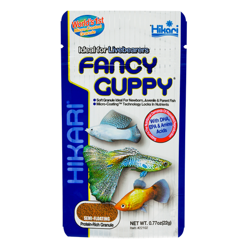 Hikari Fancy Guppy micro pellet food for guppies and livebearers
