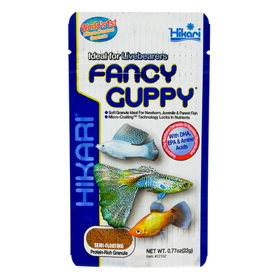 Hikari Fancy Guppy micro pellet food for guppies and livebearers