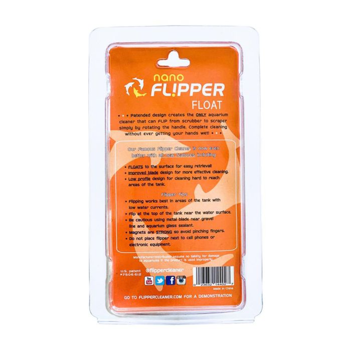 Flipper Nano Float Magnet Cleaner – Scrub, Flip, Scrape, Float
