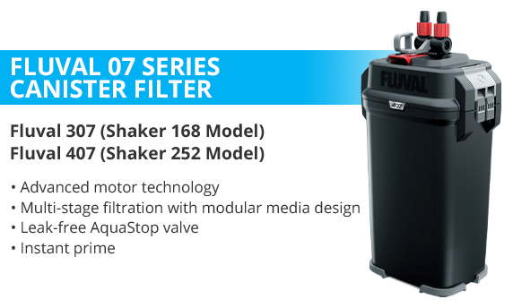 Fluval 07 Series through-tank Easy-Connect filtration