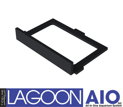 Tideline Flow Matrix Lagoon Sock Tray, black open frame that holds a filter sock