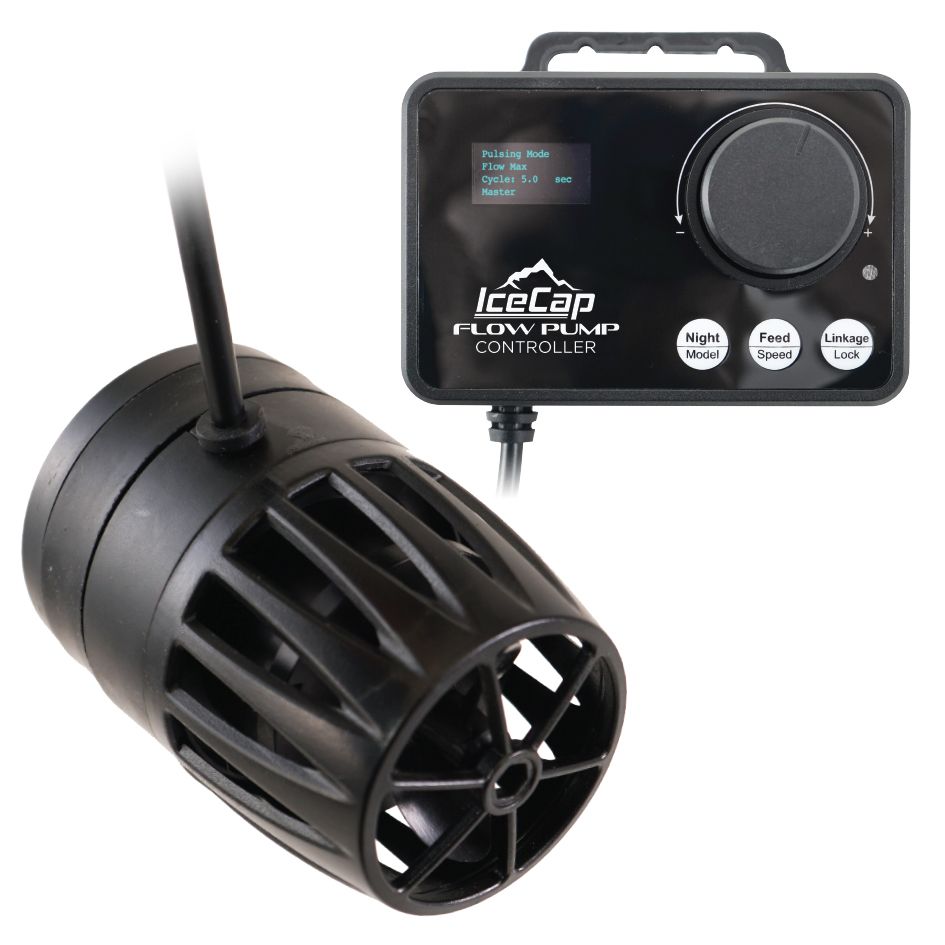 IceCap FP-100 Aquarium Flow Pump with controller