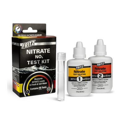 Fritz Nitrate Test Kit box with two reagent bottles and test tube