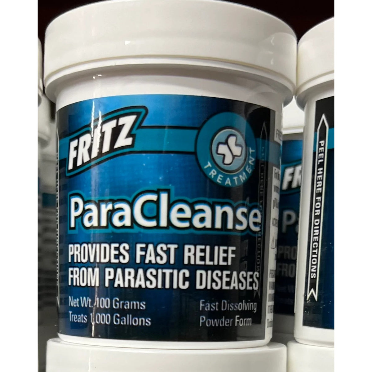 Fritz ParaCleanse 100 g bulk powder jar, treats 1,000 gallons