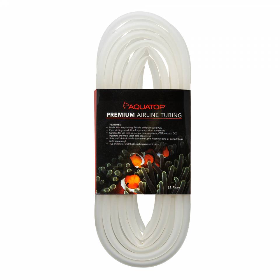 Aquatop AT-4-PAR – Premium Airline Tubing (Clear, 13 ft, 1/8" ID)