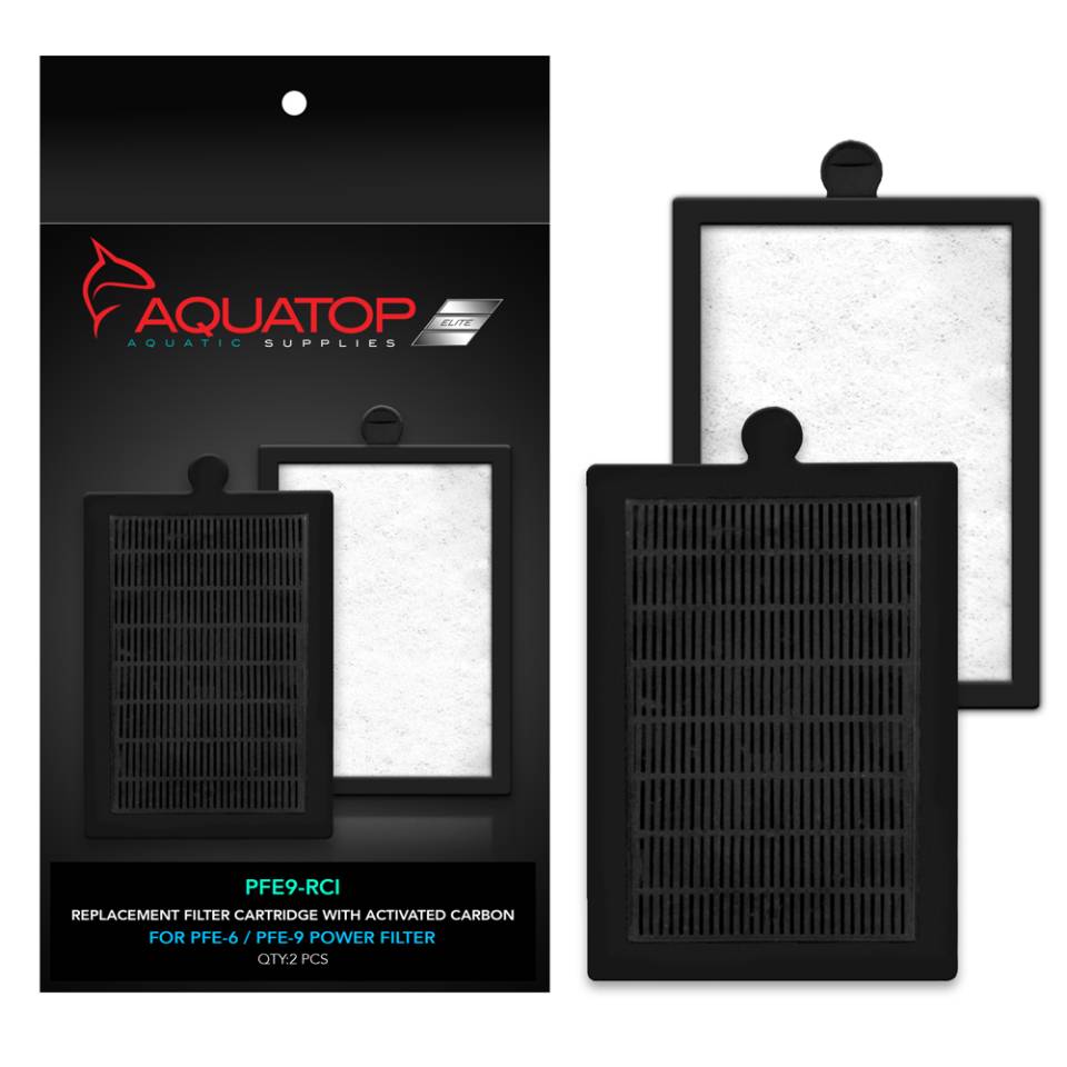 Aquatop Forza PFE9-RCI replacement filter inserts, 2 pack