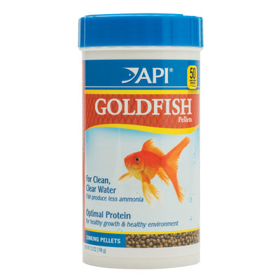 API Goldfish Pellets - Premium Complete Nutrition Fish Food for Healthy Growth & Color