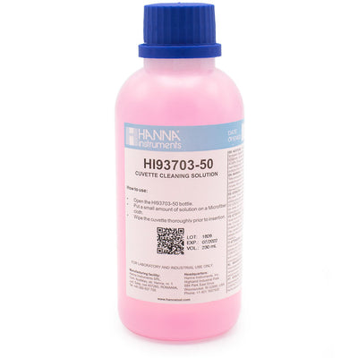 Hanna Instruments HI93703-50 / 93703-50 | Cuvette Cleaning Solution (230 mL) | Aquarium Testing