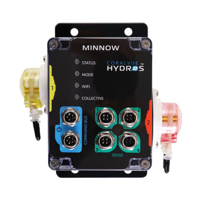 HYDROS Minnow – Smart Aquarium Controller with Dual Micro Dosing Pumps