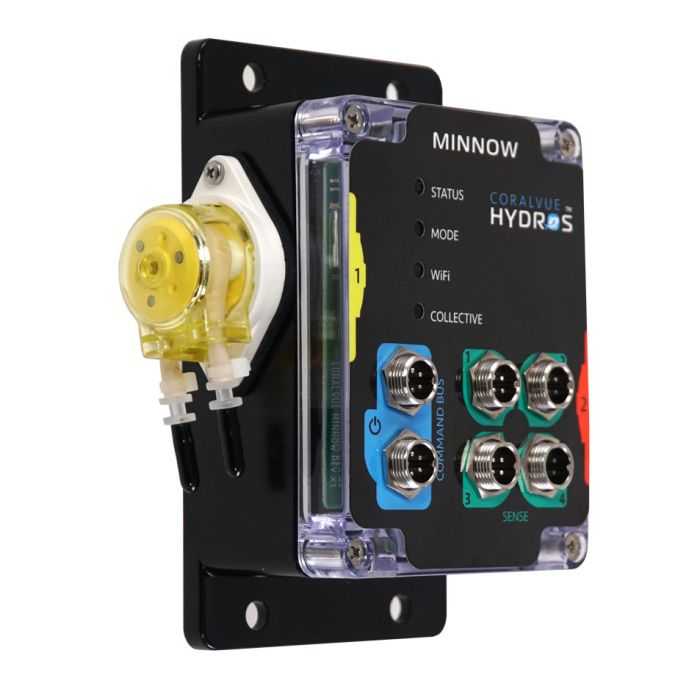 HYDROS Minnow – Smart Aquarium Controller with Dual Micro Dosing Pumps