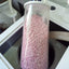 IceCap CO2 Scrubber hanging on an aquarium sump with pink CO2 absorbent media inside