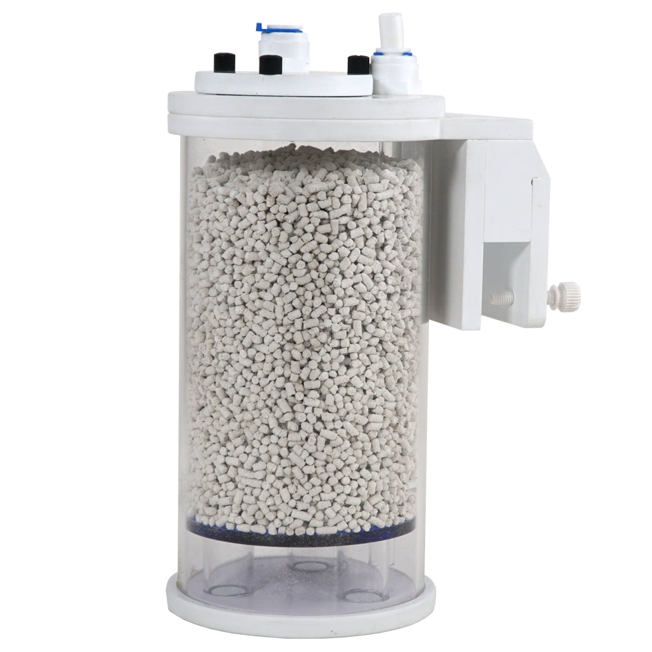 IceCap CO2 Scrubber canister with hang-on bracket, filled with soda lime media