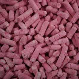 IceCap CO2 Absorbent Media pink granules close up (fresh media)