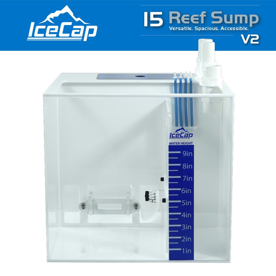 IceCap 15 Reef Sump V2 clear reef aquarium sump