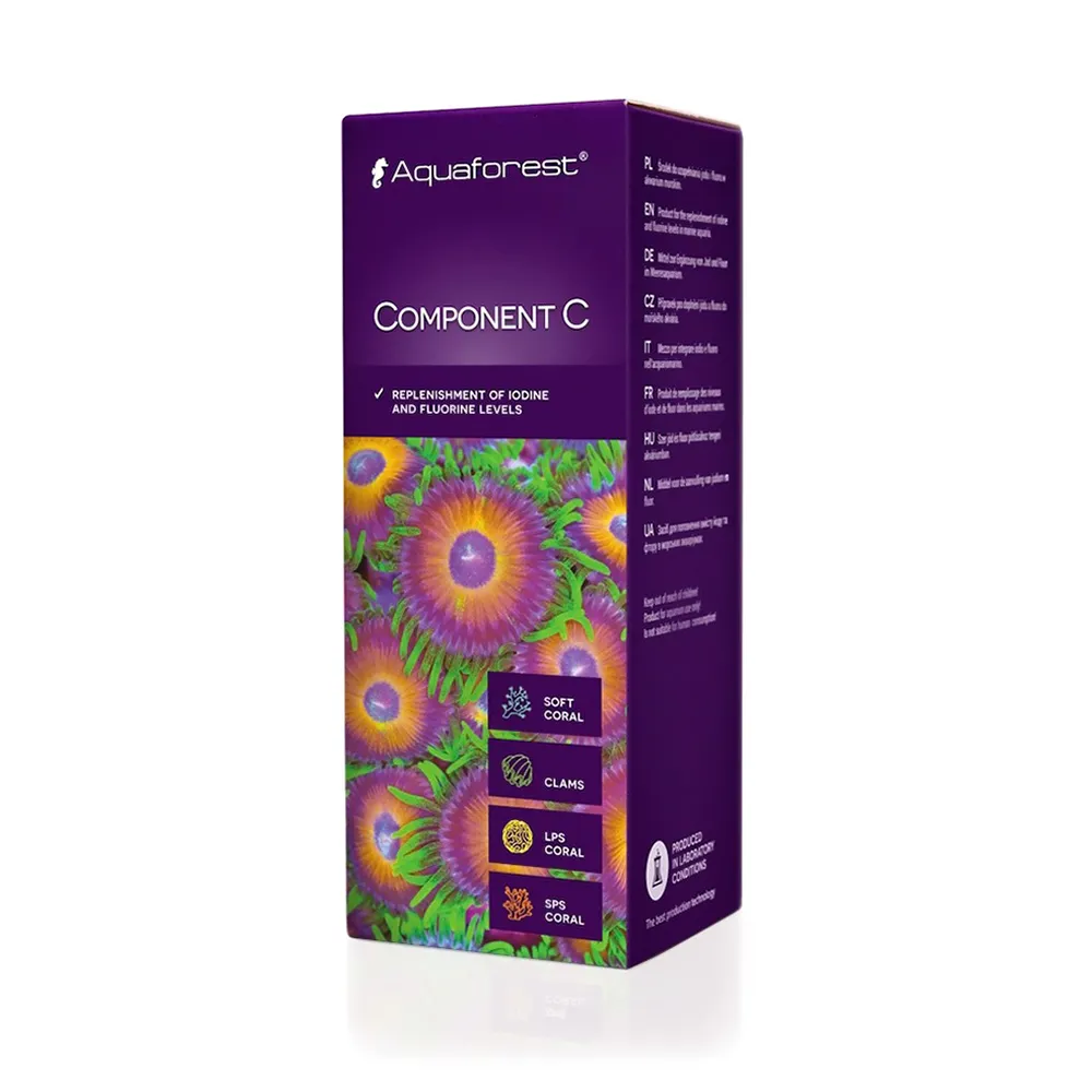 Aquaforest Component C 250mL box - reef iodine and fluorine trace element supplement