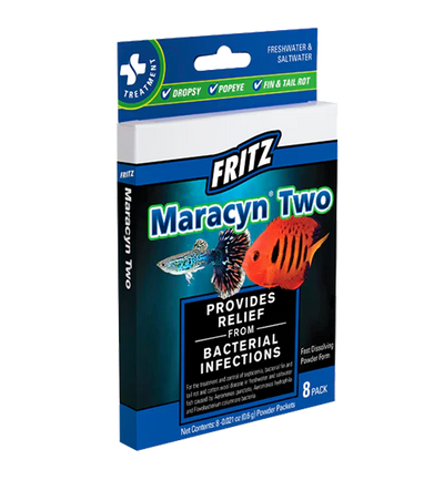 Fritz Maracyn 2 minocycline antibiotic box, fish medication for gram-negative infections