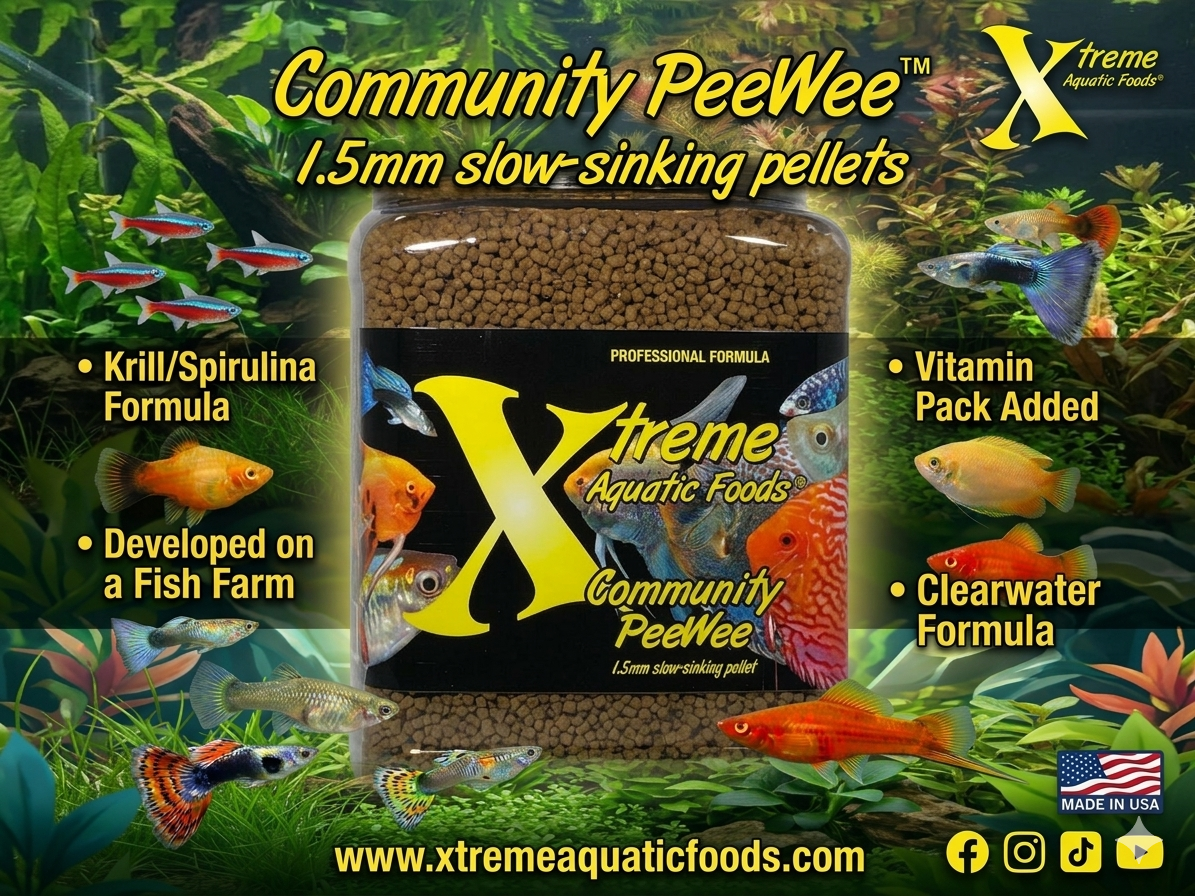 Xtreme Community PeeWee 1.5mm Slow-Sinking Pellet