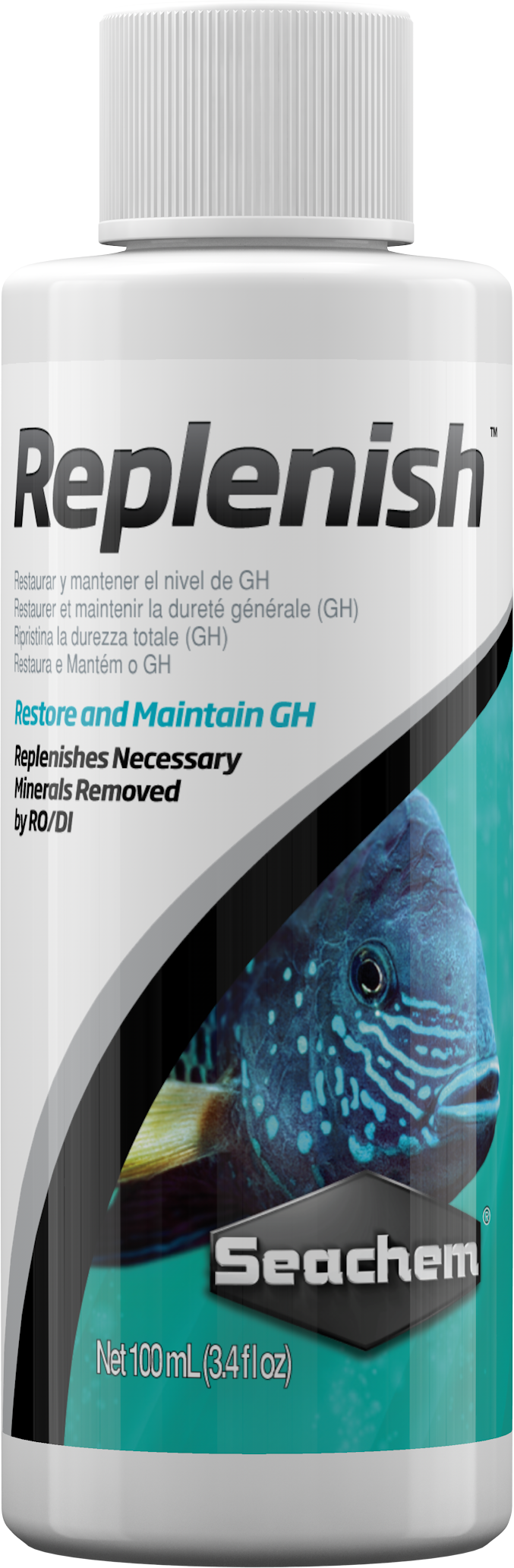 Seachem Replenish bottle, liquid GH remineralizer for RO and DI freshwater