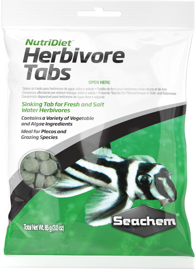 Seachem NutriDiet Herbivore Tabs 85g